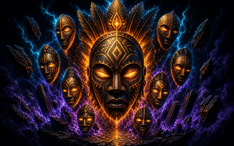 9 Masks of Fire, slot Microgaming, ikon game