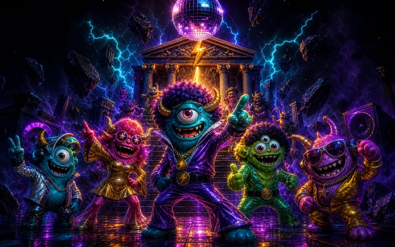 Boogie Monsters, slot Microgaming, ikon game