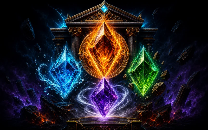 Elemental Gems Megaways, slot Pragmatic Play, ikon game
