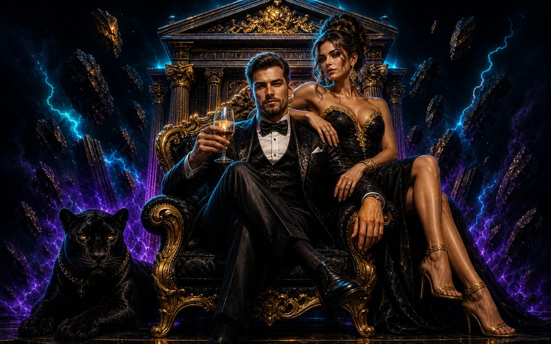 High Society, slot Microgaming, ikon game
