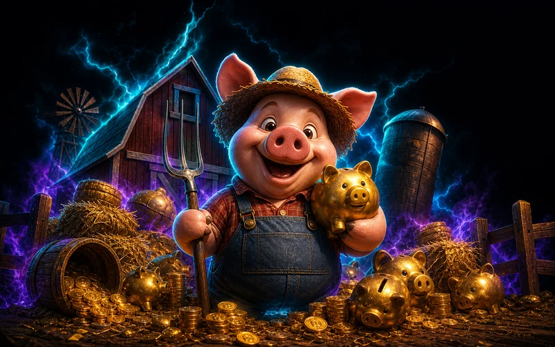 Piggy Bank Farm, slot Play'n GO, ikon game